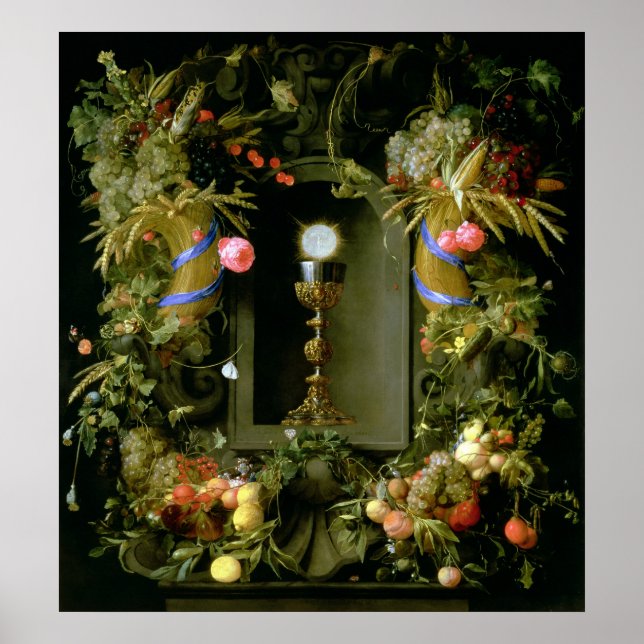 Pôster Copo de comunhão e anfitrião (Frente)