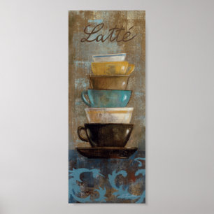 Poster Copos de café empilhados