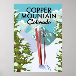 Poster Copper Mountain Colorado Esqui