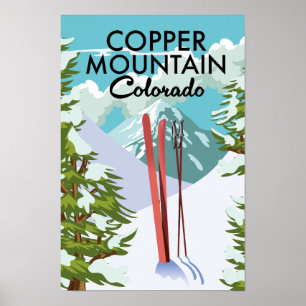 Poster Copper Mountain Colorado Esqui