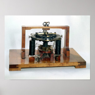 Pôster Copy of the electro-magnetic 'macchinetta'