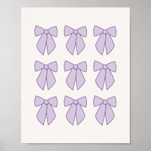 Poster Coquete Laços de Lavanda