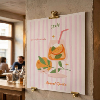 Poster Coquetel Aperol Spritz