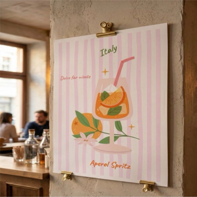 Poster Coquetel Aperol Spritz (Criador carregado)