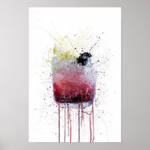 Poster Coquetel Bramble
