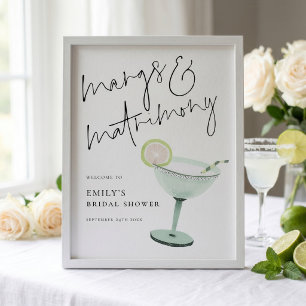 Poster Coquetel de Casamento da Margs Bem-vindo ao Chá de