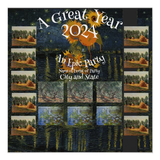 Pôster Coquetel de Natal de 2024 (Frente)