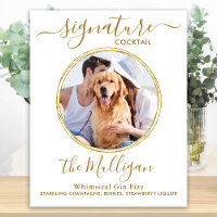 Coquetel Personalizado de Assinatura de Casamento 
