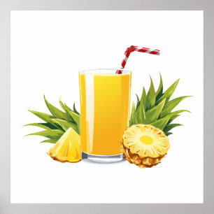 Poster coquetel Pina Colada