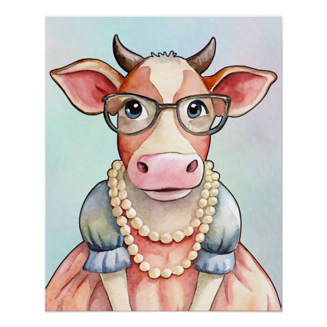 Pôster Coquette Cow (Frente)