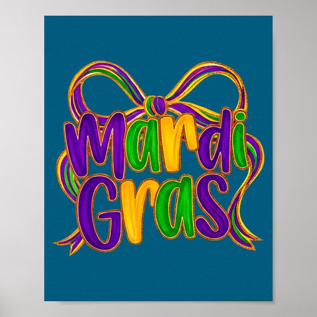 Poster Coquette Mardi Gras 2026 Festival New Orleans Wome (Frente)