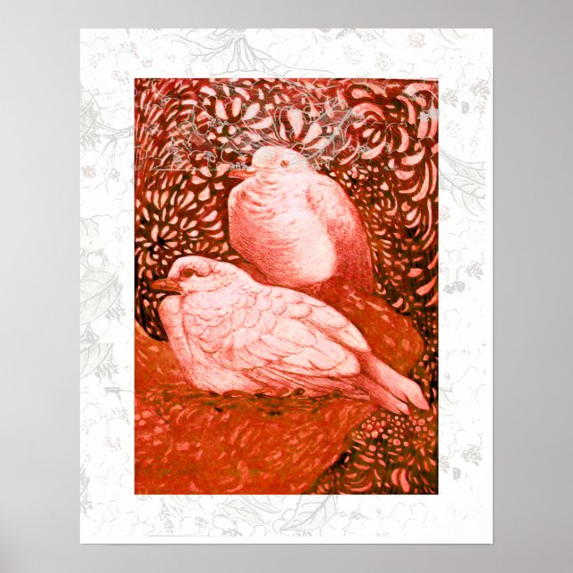 POSTER COR BRANCA EM VERMELHO (Frente)