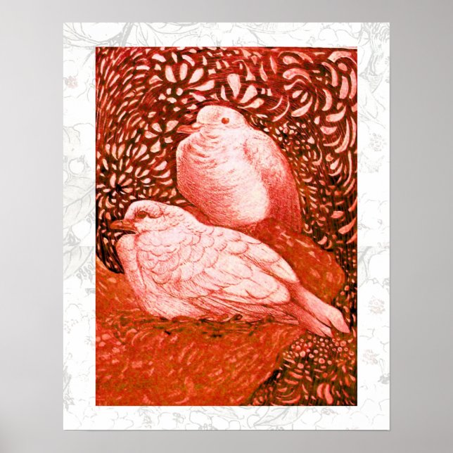 POSTER COR BRANCA EM VERMELHO (Frente)