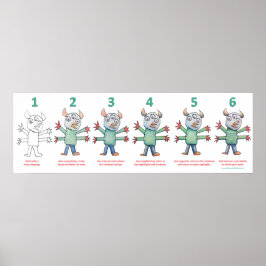 Poster Cor Como Um Monstro