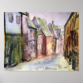 POSTER COR DA ÁGUA DA VILA DE PESCA