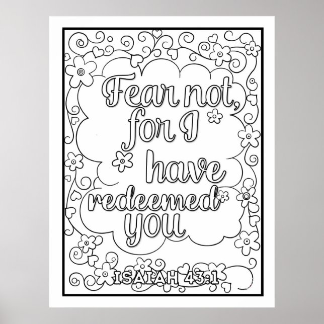 Poster Cor da Escritura-me Bonito (Frente)