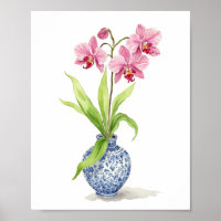 Cor d'água da Orquídea Rosa