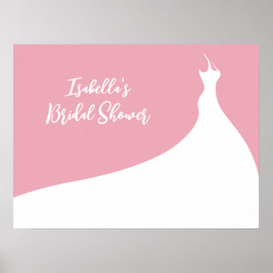 Poster cor-de-rosa Elegante