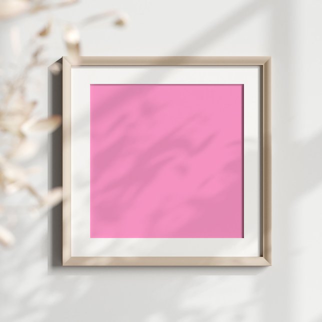 Pôster Cor-de-rosa FF99CC (Blank pink poster ready for her monogram text.)