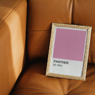 Pôster Cor-de-rosa Panther Movie - Borda Branca