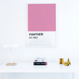 Pôster Cor-de-rosa Panther Movie - Largura do Cheio