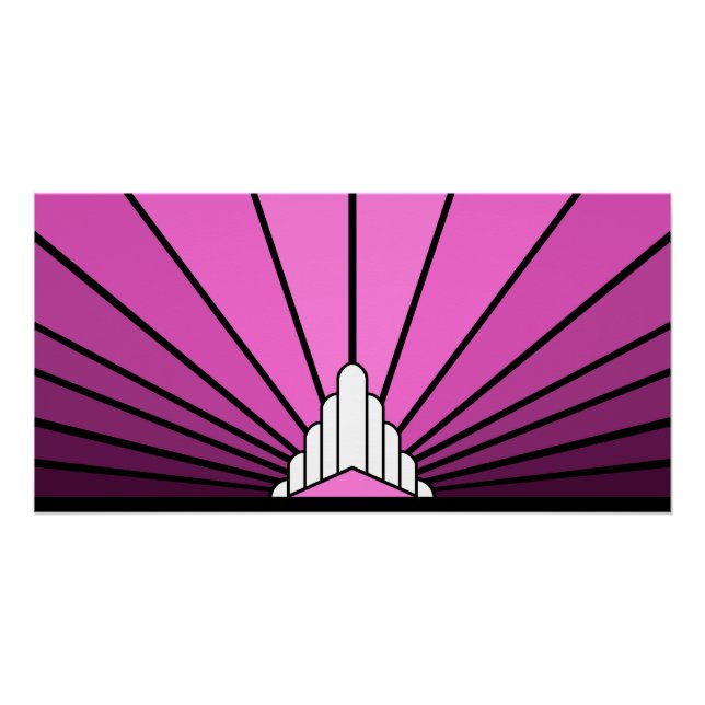 Pôster Cor-de-rosa-sol (Frente)