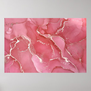 Poster Cor do álcool translúcida. Abstrato multicolo