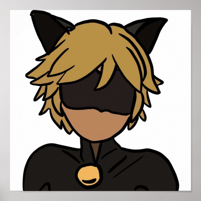 Poster Cor do Chat Noir (Frente)