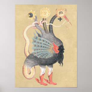 Poster Cor do dragão da alquimia