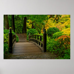 Poster Cor do outono, Jardim Japonês Portland