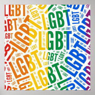 POSTER COR DO PADRÃO LGBT