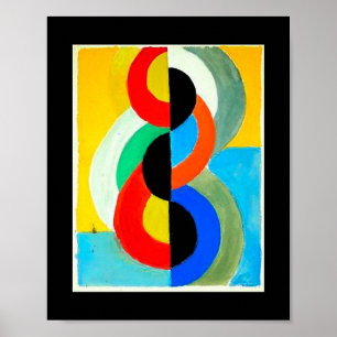 Poster Cor do ritmo por Robert Delaunay