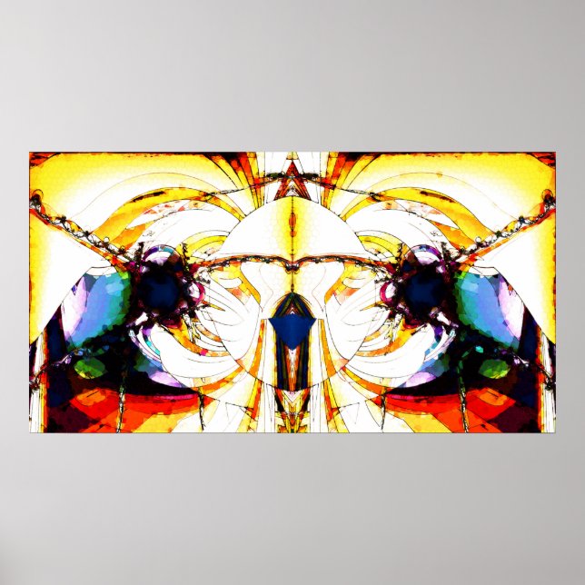 Poster Cor iluminada por sol (Frente)