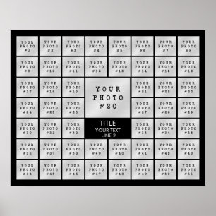 Poster Cor Personalizada Personalizada Personalizada de C