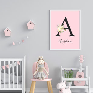 Poster Cora a arte conhecida da parede do berçário