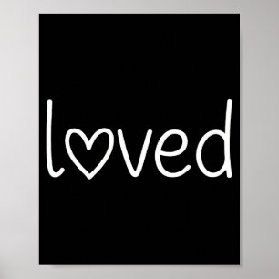 Poster Coração Amado Minimalista Dia dos Namorados