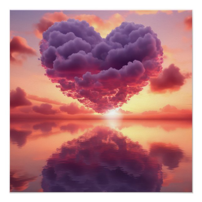 Pôster Coração Celestial (Frente)