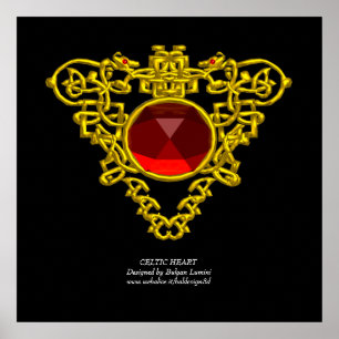 POSTER CORAÇÃO CELTICA
