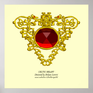 POSTER CORAÇÃO CÉLTICO