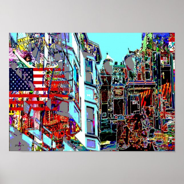 Pôster Coração da Cidade - (Frente)