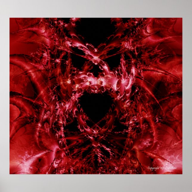 Pôster Coração da Matéria (Frente)