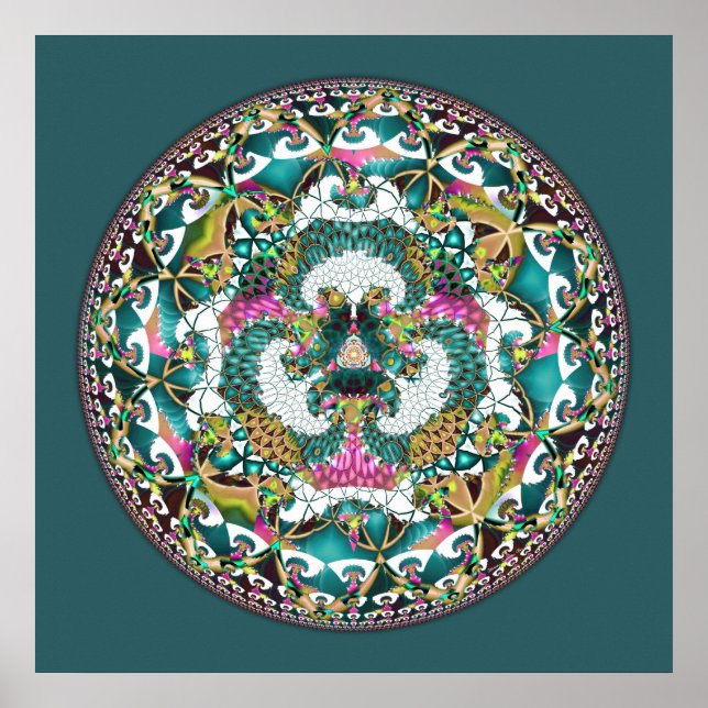 Pôster Coração da Renúncia Mandala 13 (Frente)