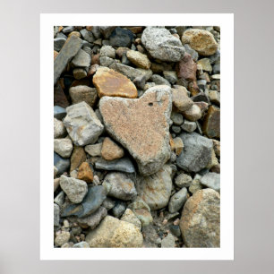 Pôster Coração da rocha