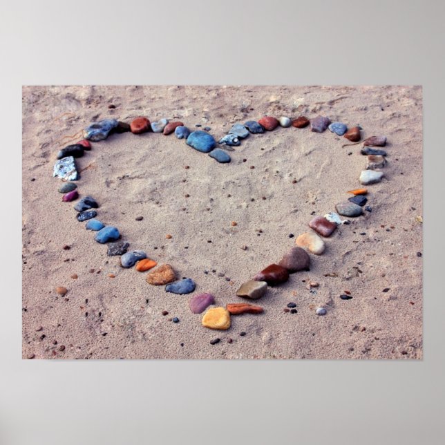 Poster Coração das Pedras (Frente)