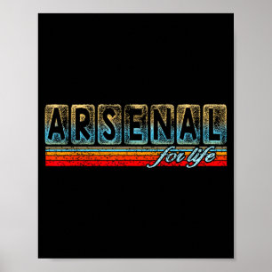 Poster Coração de Amor Arsenal Nge Vintage Arsenal - Arse