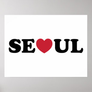 Poster Coração de Amor de Seul