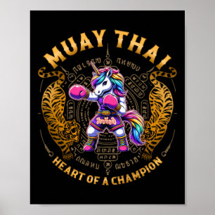 Poster Coração de um Campeão - Kickboxing e Muay Thai Uni