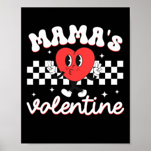 Poster Coração de Valentino da Mamãe Dia dos Namorados En