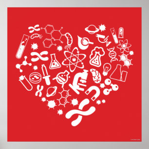 Poster Coração do espaço e da ciência