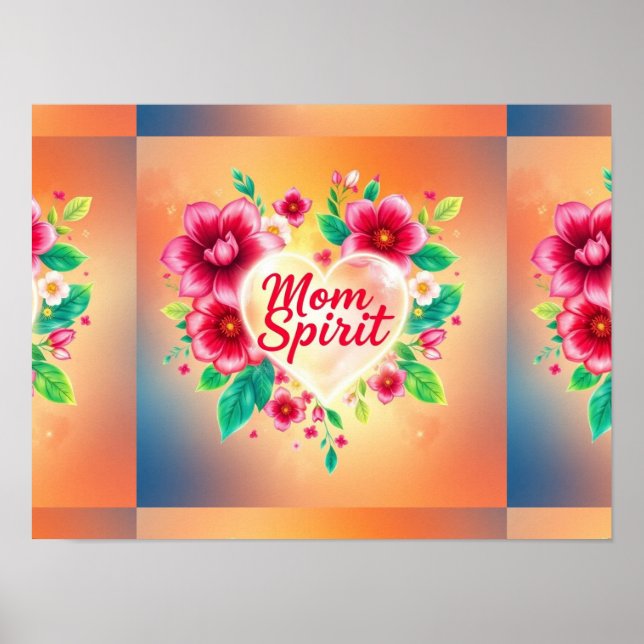 Poster Coração do Espírito da Mãe (Frente)